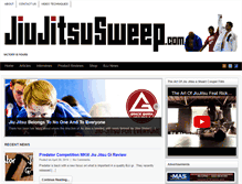 Tablet Screenshot of jiujitsusweep.com